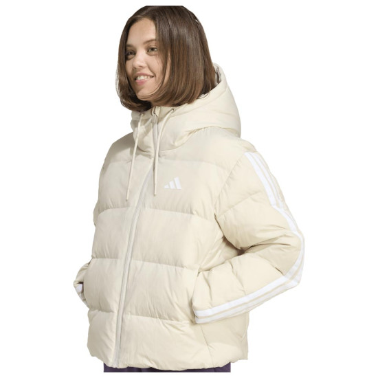 Adidas Γυναικείο μπουφάν Essentials Climawarm 3-Stripes Puffer Down Hooded Jacket